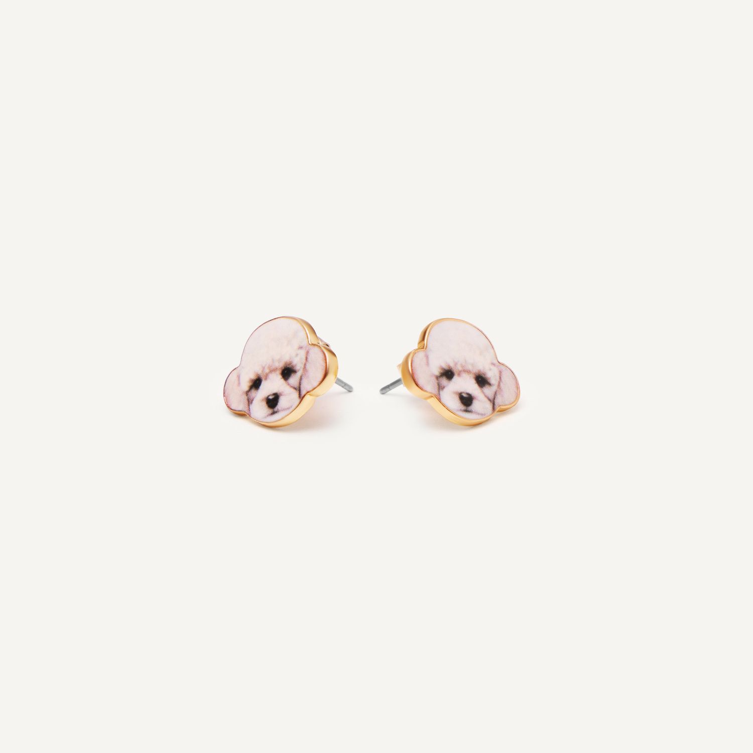 Серьги Doggy Stud Earrings – Poodle