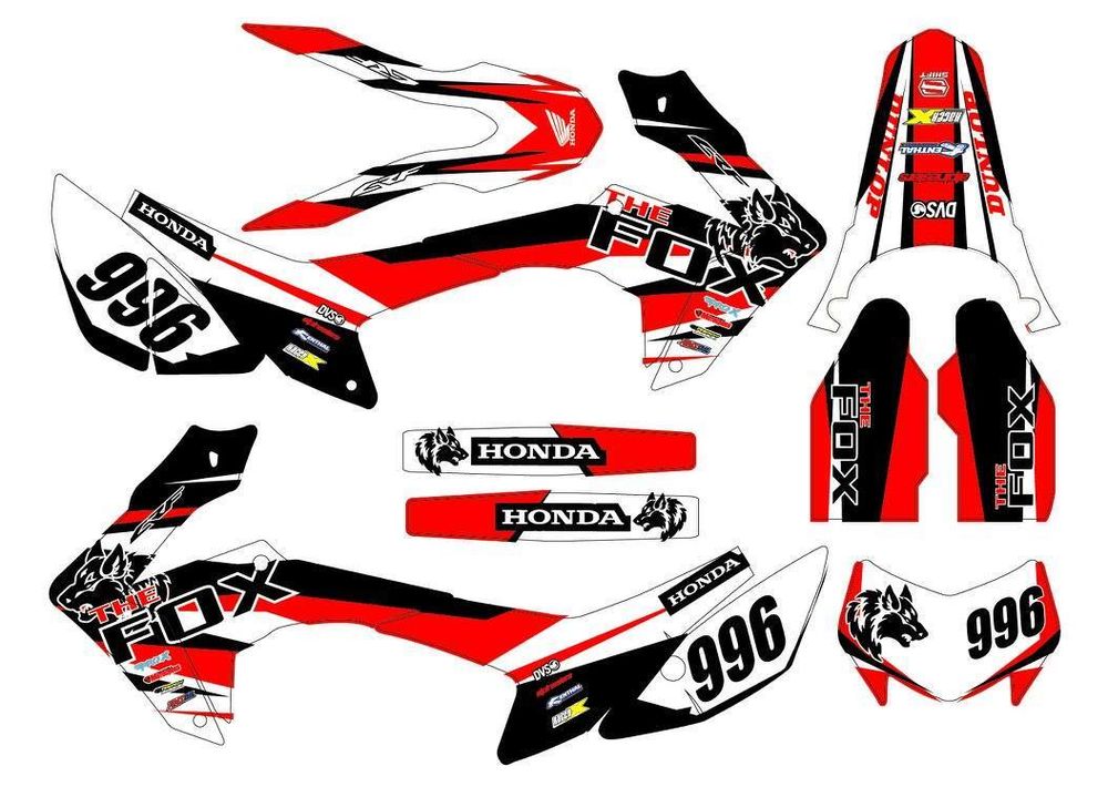 Graphic decal set, Sticker kit, for Honda CRF250L-M 2012-2020