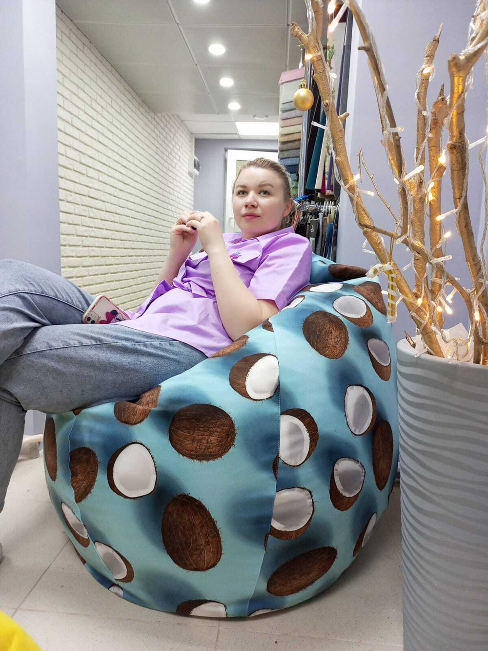 Кресло груша Кокосики