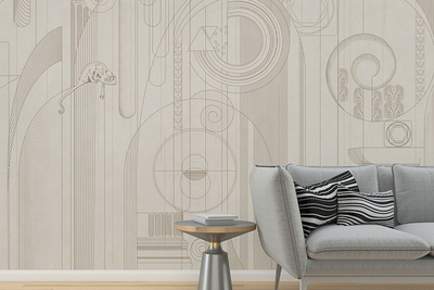 Обои и панно Affresco, коллекция  Line Art