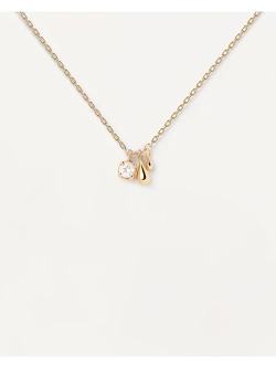 Колье Water серебро 925 пробы покрытое золотом