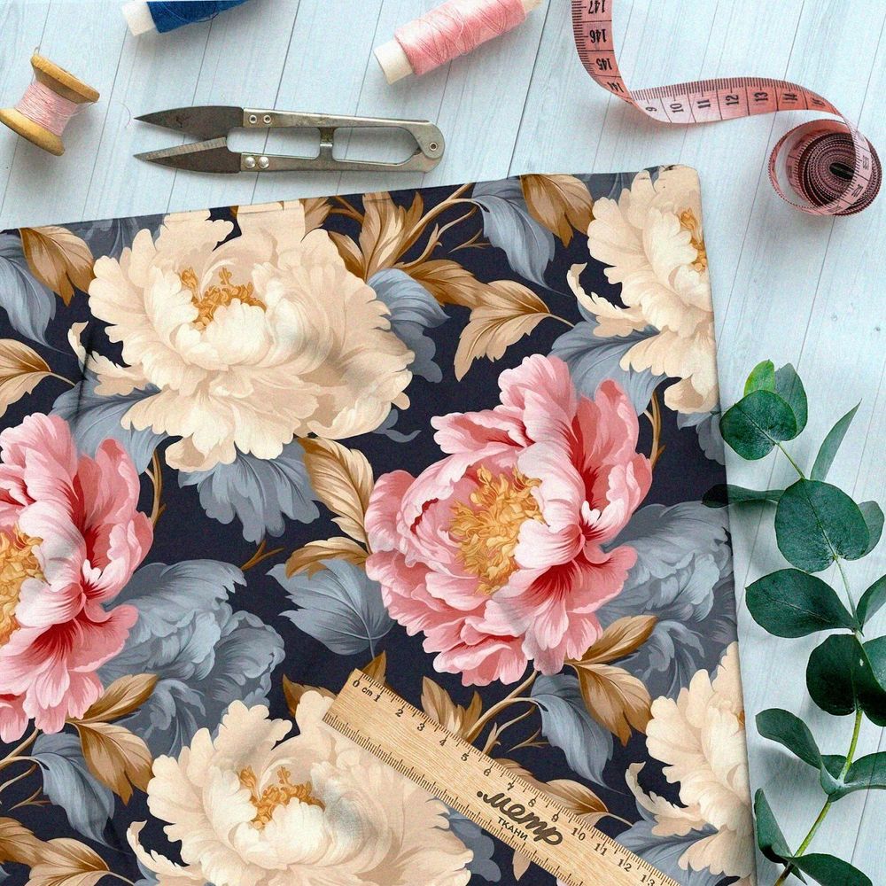 Ткань Барби фантазийный розарий