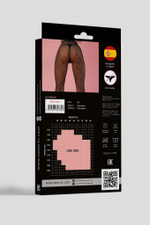 Красивые колготы с рисунком-сеткой