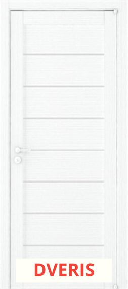 Межкомнатная дверь Eco-Light 2125 ПО (Белый Велюр/Светлое Сатинато)