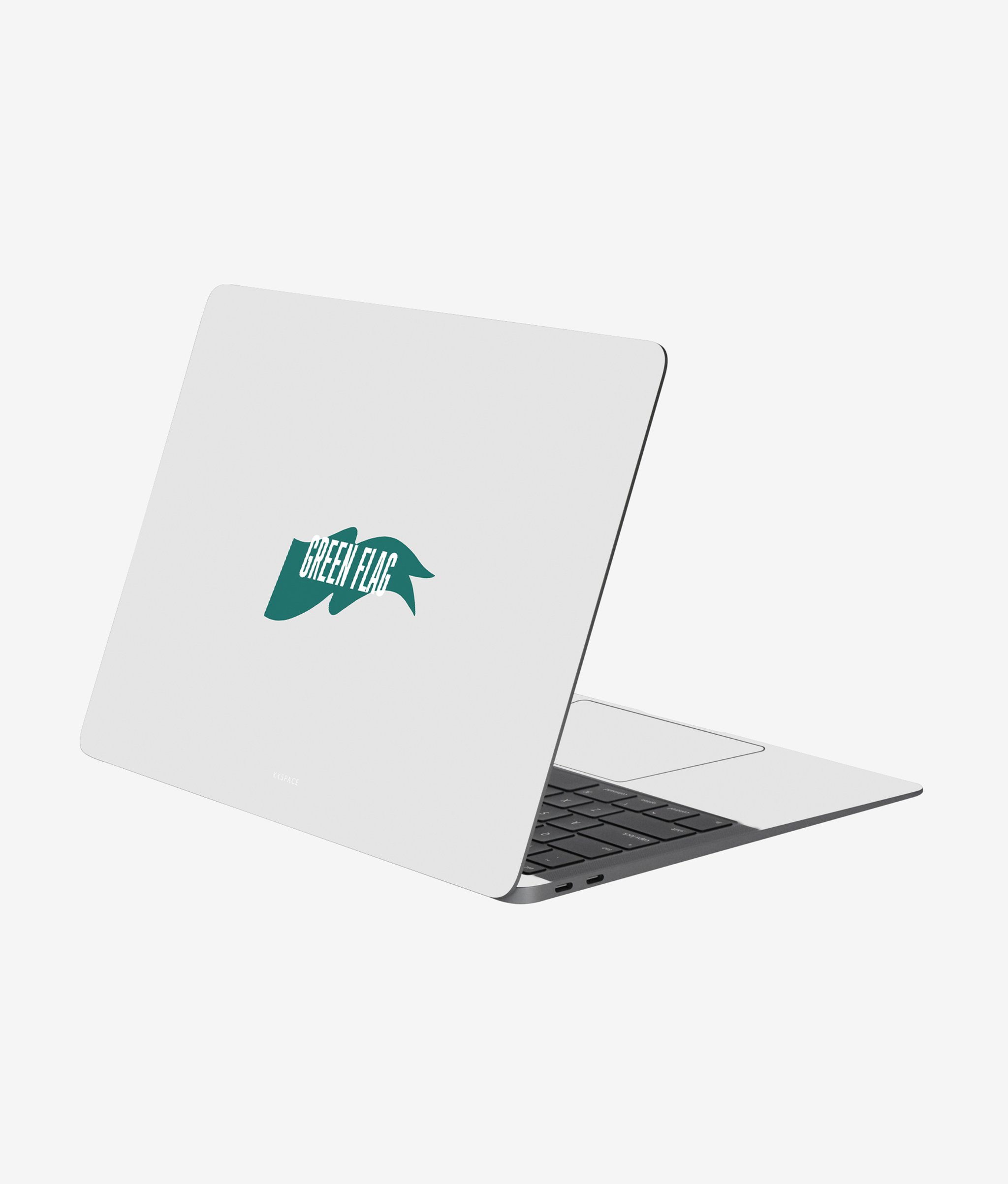 Виниловая наклейка GREEN FLAG для MacBook