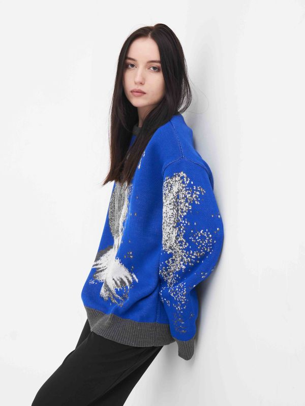 Свитер Eclipse синий - фото 3