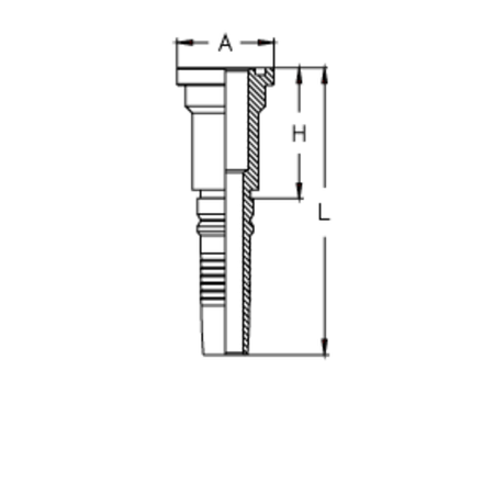 Фитинг DN 50 SFL 2 71.4 Interlock