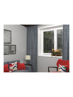 Клапан приточный WV оконный регулируемый фильтр G3 L0,35м пластик White ERA