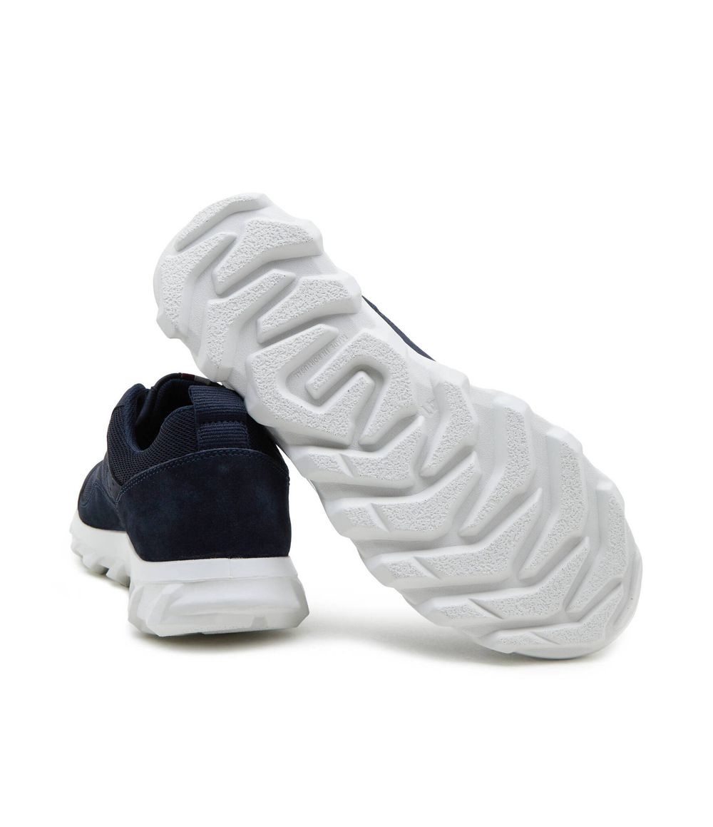 Кожаные кроссовки Aeronautica Militare - темно-синий(SC253CT3302)