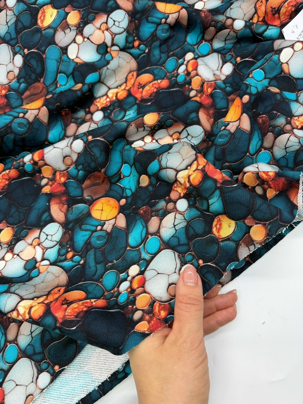 Футер 3 нитка петля Зеленый витраж