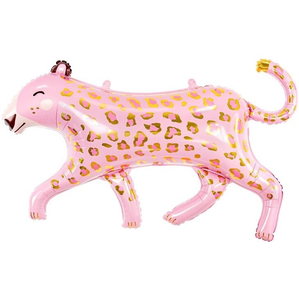 Шар (46&#39;&#39;/117 см) Фигура, Леопард, Розовый