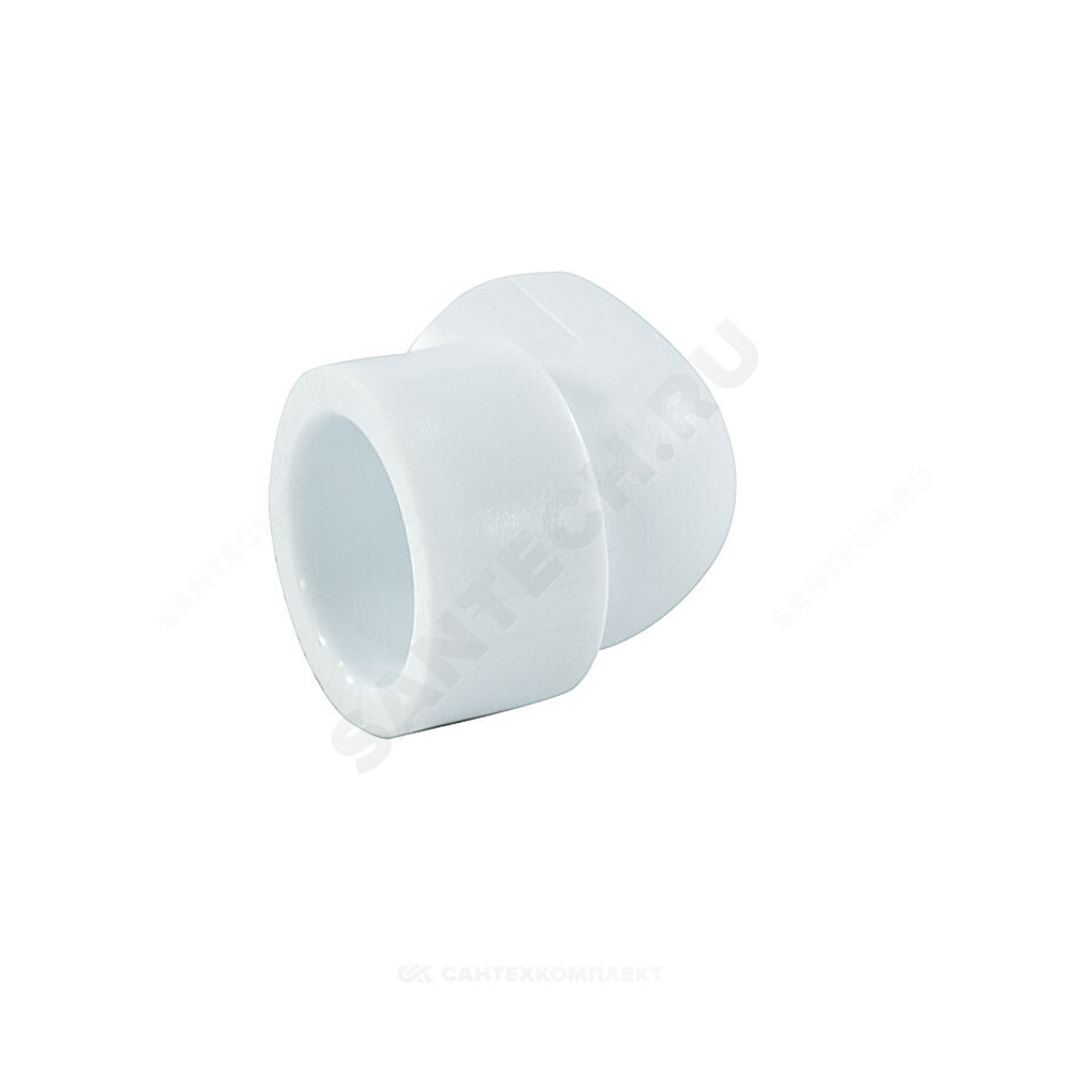 Угольник PP-R переходной белый Дн 25х20х90гр внутренняя пайка VALFEX 10116025