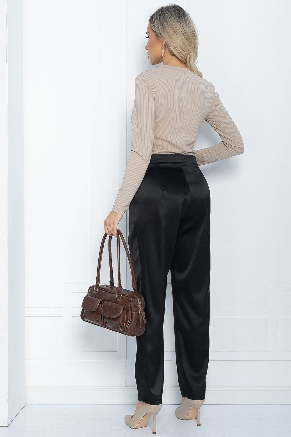 Брюки Бомонд (черные) Б11965 LT Collection