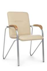 Стул Самба с деревянными подлокотниками SMB-02 Бежевый