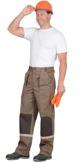 Костюм "Сириус-Родос" брюки (с.коричневый/т.коричневый)