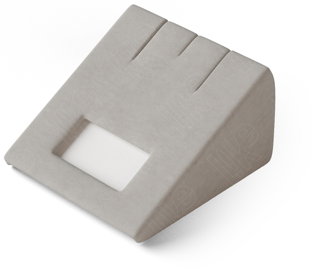 Вкладыш для планшета Альфа/стойка/для серег/подвески/2 прорези/окошко для бирки/прорезь для нитки