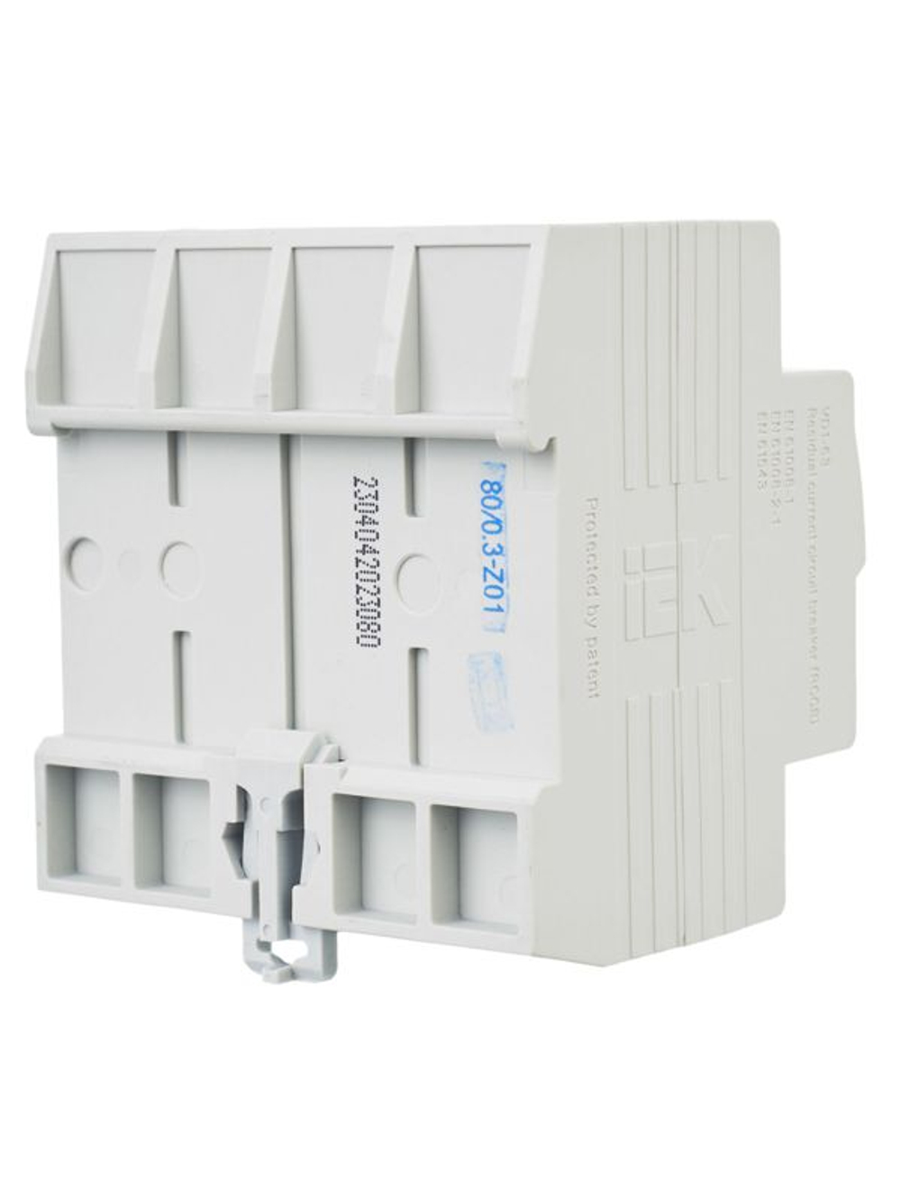 Выключатель дифференциального тока (УЗО) 4п 80А 300мА тип AC ВД1-63 KARAT IEK MDV10-4-080-300