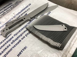 Складной нож Whisper M390 StoneWash, на подшипнике