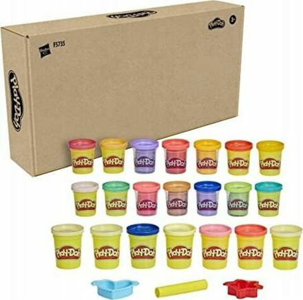 Игровой набор для лепки Play-Doh Happy Colors - Набор красочное воображение 21 баночка - Плей До F5735
