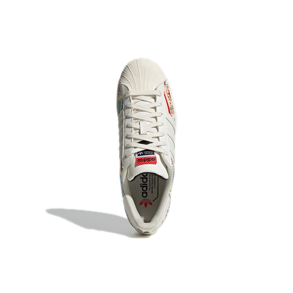 Кроссовки Adidas Originals Superstar Skate Cream White Red