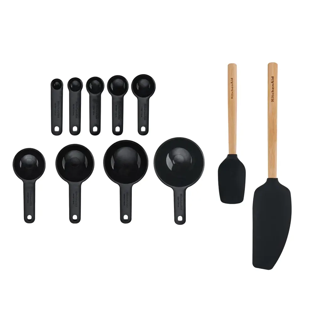 KitchenAid Набор кухонных мерных стаканчиков + 2 силиконовые лопаточки