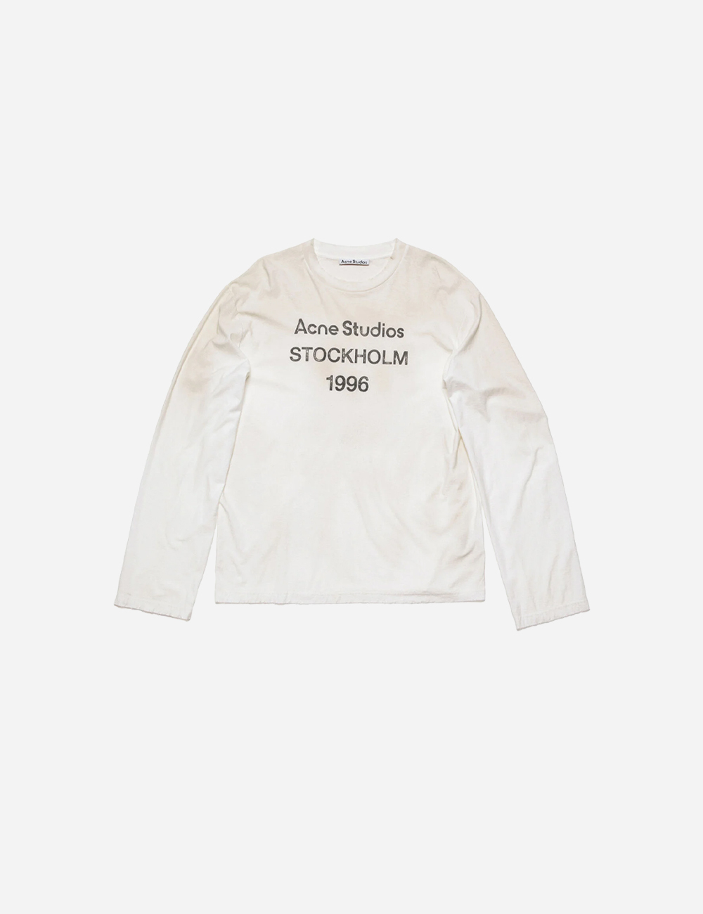 Acne Studios Logo Long Sleeve T-shirt "White"