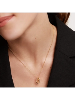 Колье женское PDPaola Буква Z серебро 925 пробы покрытое золотом 750 пробы CO01-285-U