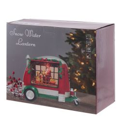 GAEM Изделие декоративное "Дед Мороз в фургоне" (подсвет, вьюга, муз, AA х3 н/п +USB) L28,5 W10,5 H19,5 с