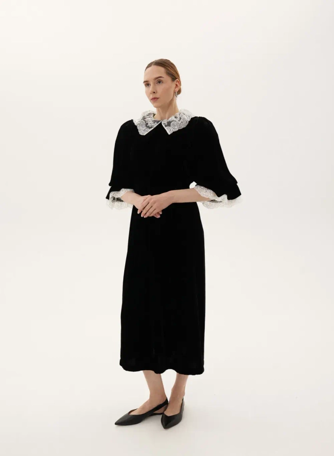 Платье «Версаль», чёрный