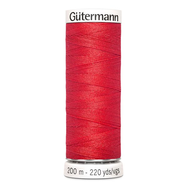Нитки универсальные Gutermann Sew-all 100 (200 метров), 5 кат. | 491 алый