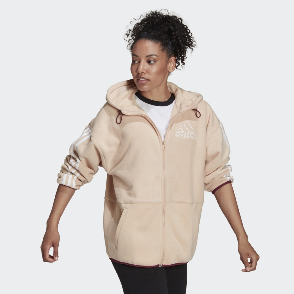 Толстовка женская ADIDAS W Q4 BLUV HD TT