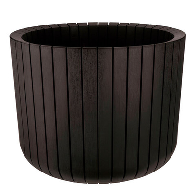 Кашпо Шато 29л d380мм h300мм, коричневый ротанг