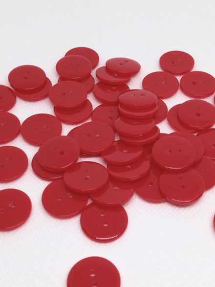 Пуговица 28L (18мм) 2 прокола, пластик, 1 шт
