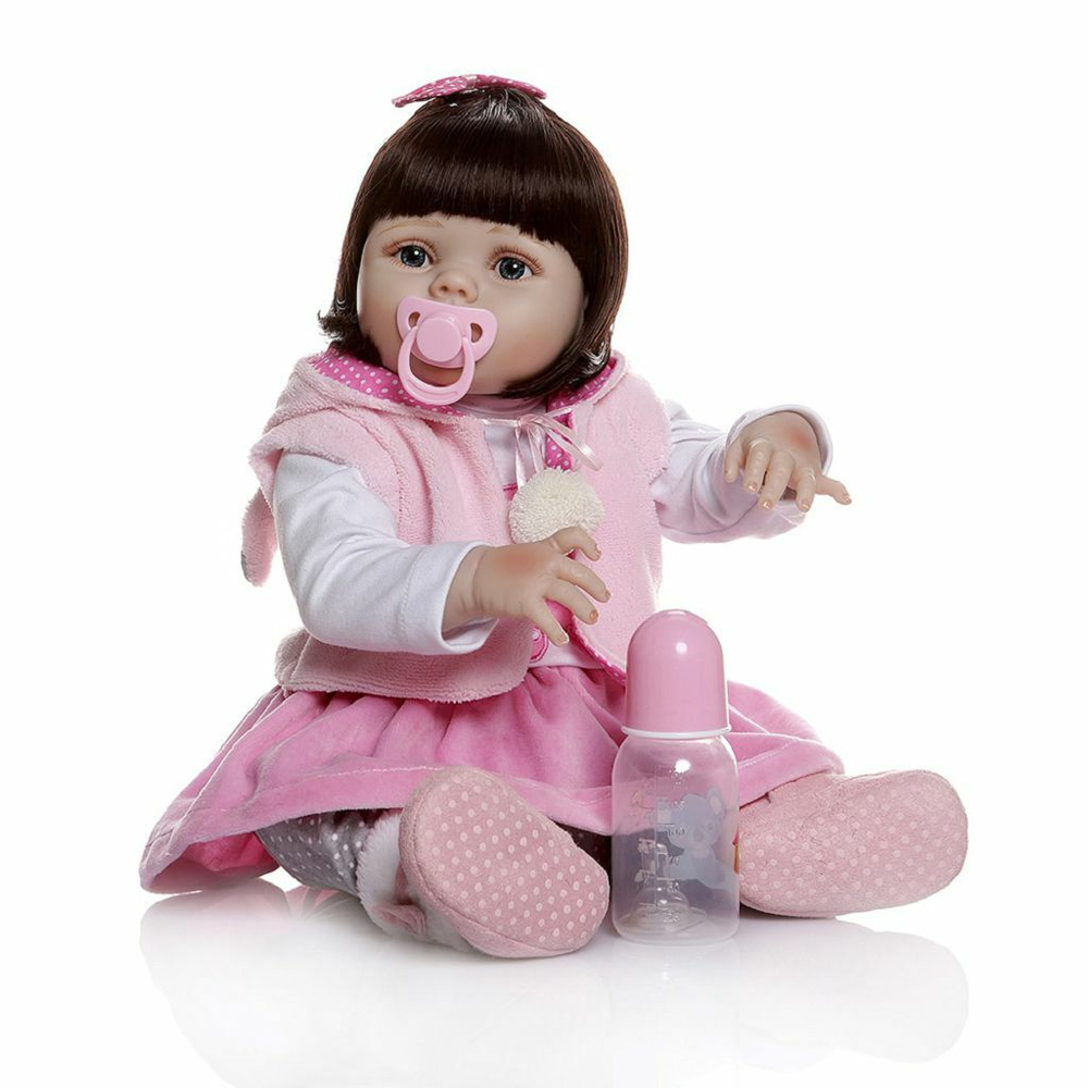 Кукла Реборн виниловая 42см в пакете (FA-006A1)
