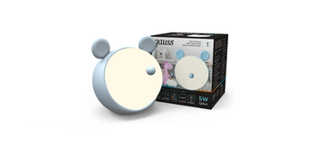 Светильник ночник настольный 5W 2700-6000K NN7026 голубой диммируемый Qplus GTL702 Gauss.