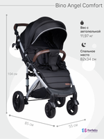 Коляска детская прогулочная Bino Angel Comfort черный Артикул: BAC-11