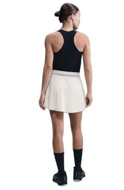 Теннисная юбка Nike Court RG Dri-FIT Slam Tennis - бледная слоновая кость/бледная слоновая кость/черный