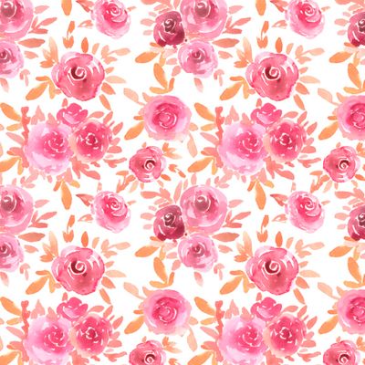 очень мелкие акварельные розочки