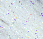БШ001ДН4 Хрустальные бусины "32 грани", цвет: белый с цв. AB, размер 4 мм, кол-во: 95-100 шт.