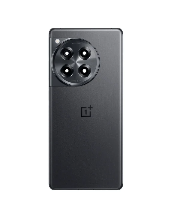 Задняя крышка для OnePlus 12R 5G черная (Iron Gray) со стеклом камеры