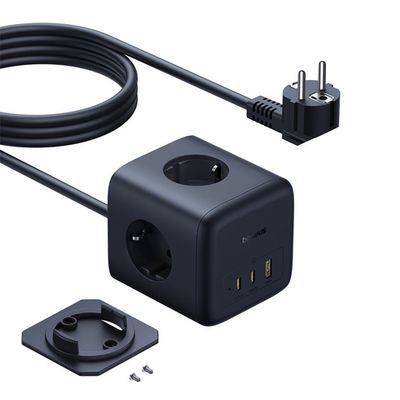 Зарядное устройство Baseus EnerFill FA11 Cube Power Strip GaN6 3AC+1U+2C 67W