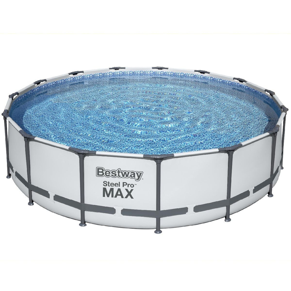 Каркасный бассейн Bestway Steel Pro 56488 (457х107 см) с картриджным фильтром, тентом и лестницей