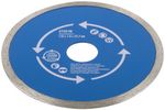 37201М Диск отрезной алмазный сплошной (влажная резка) 115х1,9х5,0х22,2 мм, для работы с кафелем MOS