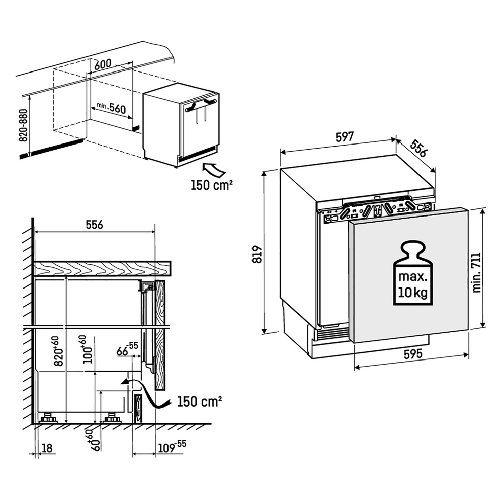 Встраиваемый холодильник Liebherr URd 3601-20