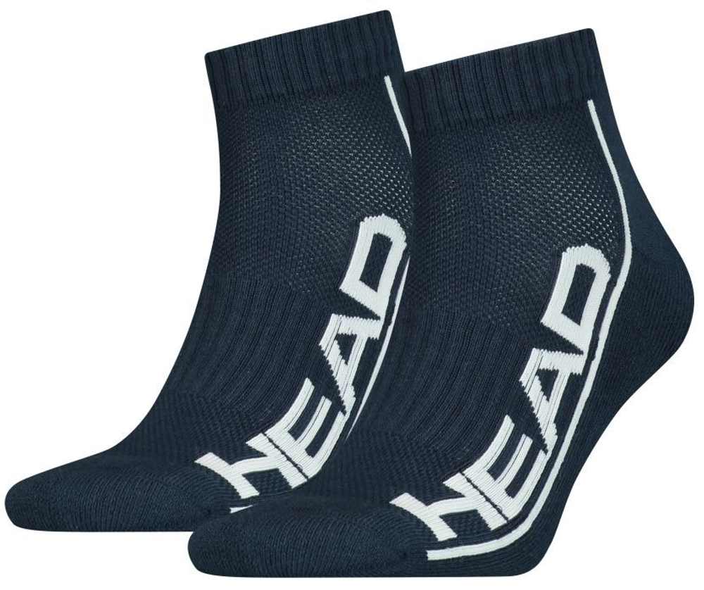 Теннисные носки Head Performance Quarter 2P - Blue