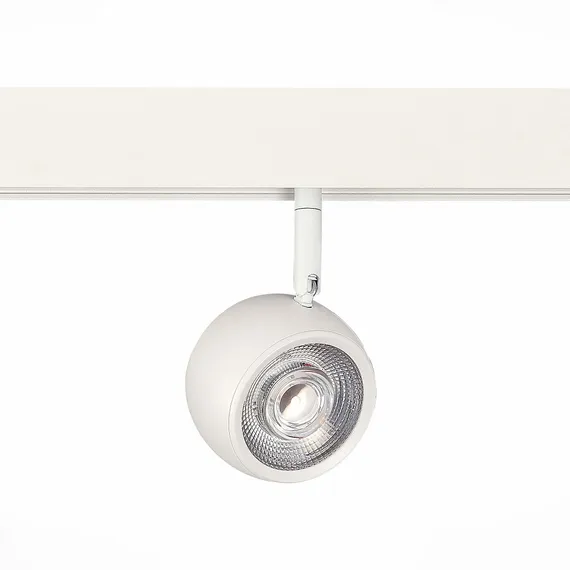 ST355.536.10 Магнитный трековый светильник Белый LED 1*10W 3000K 470Lm Ra>80 36° IP20 L120xW50xH176 СКАЙЛАЙН 48V