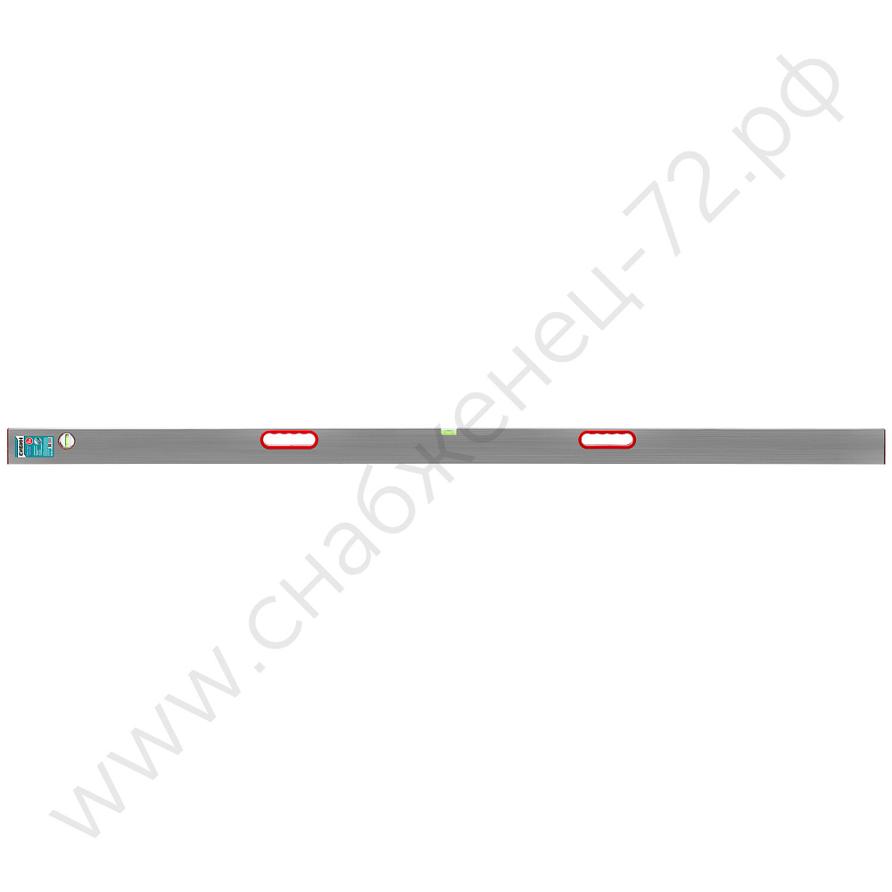 СИБИН 2 м, 2 глазка, Правило с уровнем и ручками (10726-2.0)