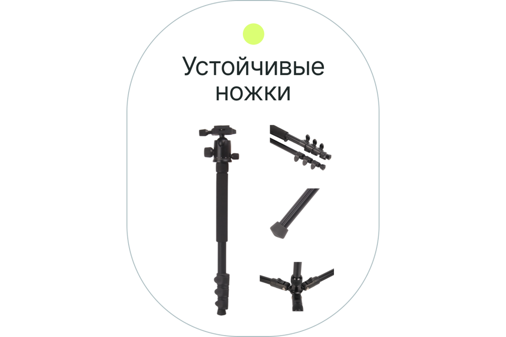 Штатив Raylab Pro 65 алюминиевый сплав (с головой)