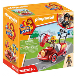 Playmobil - мини-пожарная машина Duck On Call 70828