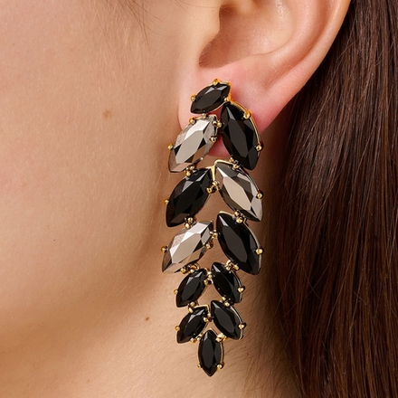 Серьги Dyrberg Kern BANYAN SG BLACK 470036